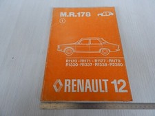 MANUALE RIPARAZIONE SOLO CARROZZERIA 1976 RENAULT 12 (NO-GORDINI)
