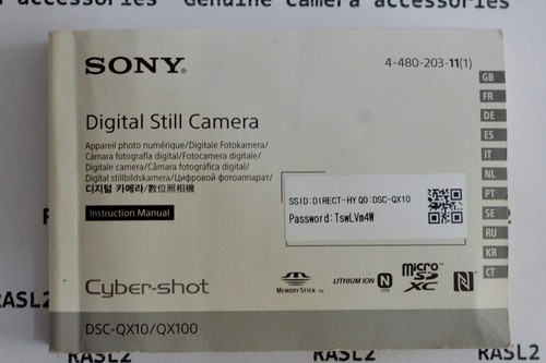 Manuale istruzioni fotocamera