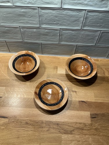 Hand turned decorative bowls - hand,