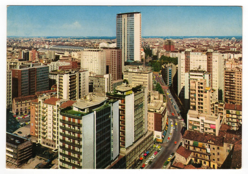 Milano veduta del - veduta, centro