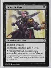 MTG Demonic Vigor Dominaria