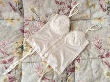 Corsetto Avorio Con Spalline