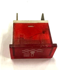 Spia ROSSA Cruscotto diametro BASE 22 X 9  quadro 25 X 13 circa 12V