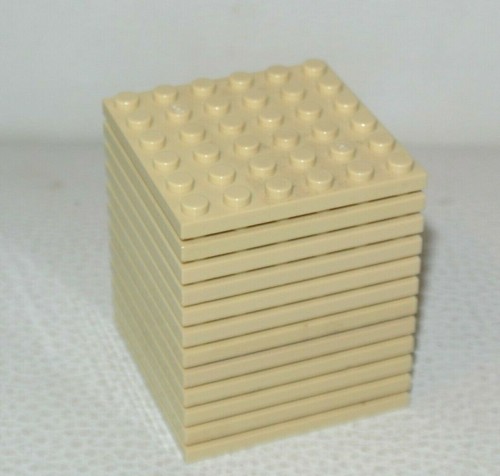 Lego lot 12x plaque - lot, 6