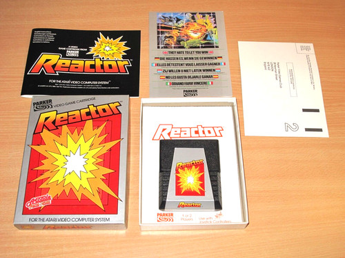 Reactor atari 2600 videogioco - reactor,