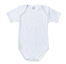 3 Body Neonato Neonata Ellepi 802 Mezza manica in 100% Puro Cotone