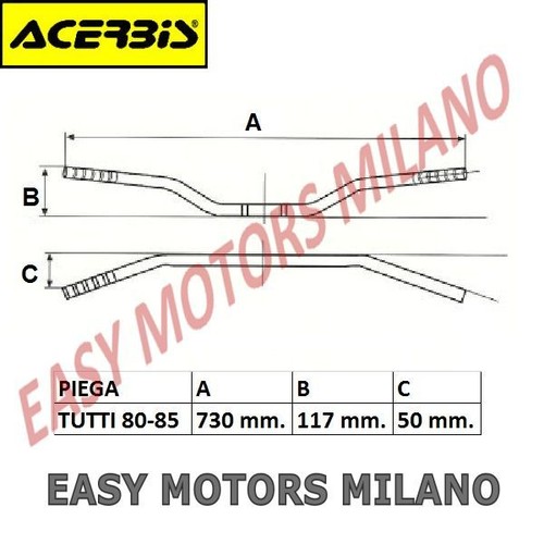 0016092 090 acerbis manubrio - 0016092.090,