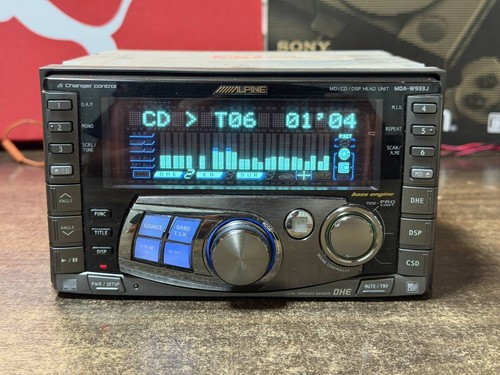 Alpine mda w933j 2din - md, cd