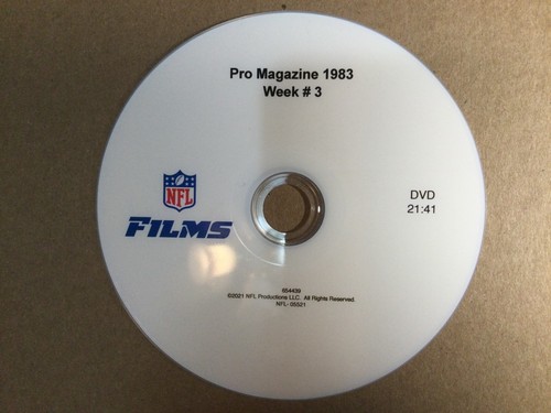 Nfl films pro magazine - , 1983