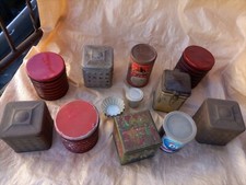 Lotto Stock Scatole Latta Caffè Hag Eimalzin caramelle vintage porta muffin al