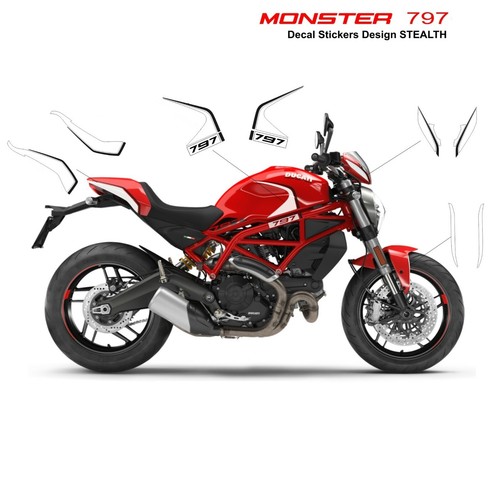 Kit adesivi per - , moto