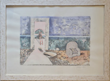 CLAUDIO CARGIOLLI (1952) OPERA Unica SERIGRAFIA ritoccata a mano