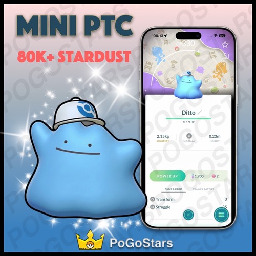 Pokémon ptc shiny ditto - -,