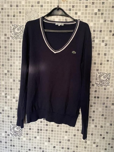 Maglione uomo lacoste navy - lacoste,