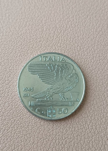 Italia regno moneta 50 - italia,