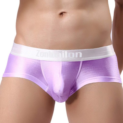Boxer intimo uomo nylon setoso