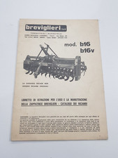 USO MANUTENZIONE CATALOGO RICAMBI BREVIGLIERI FRESATRICI ZAPPATR MOD. B16 B16V