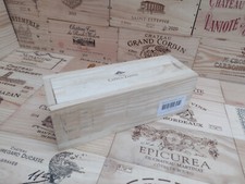 Cassetta porta vino in legno