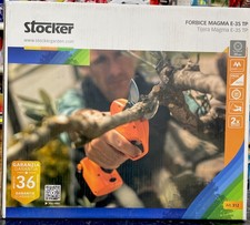 STOCKER MAGMA E-35 TP FORBICE A BATTERIA  Ø35 2 batterie 2,6A + foderi