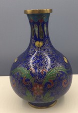 Antico vaso cloisonne smaltato