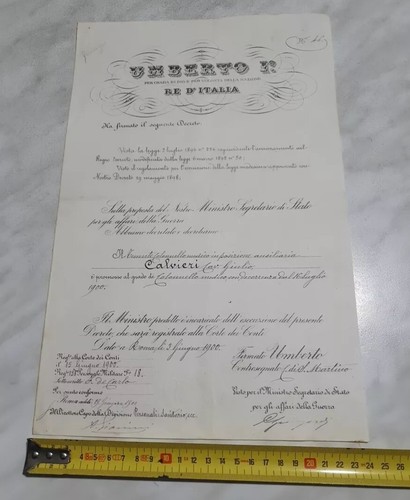 Attestato umberto re - attestato,
