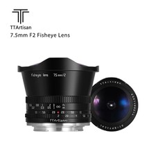 TTArtisan 7,5 mm F2 obiettivo grandangolare Fisheye obiettivo MF per Sony E Fuji X Canon M M43