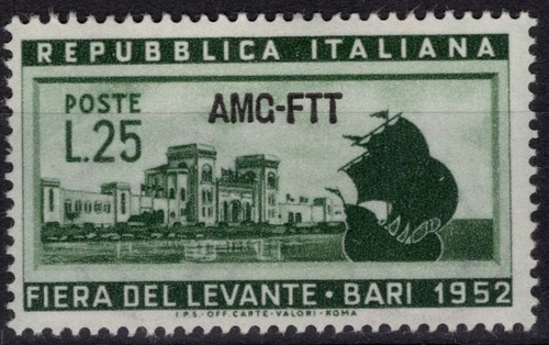 Trieste zona 1952 fiera del - trieste,