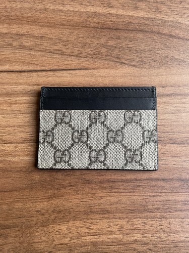 Gucci supreme porta carte nero - supreme,