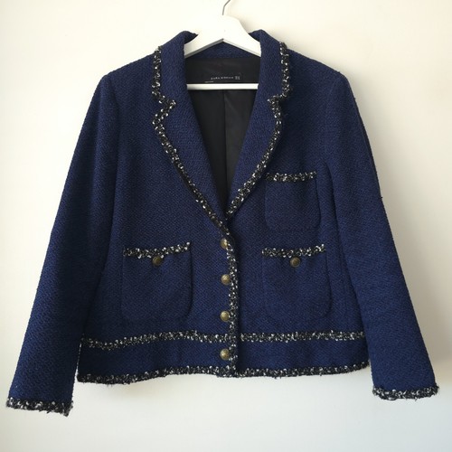 Giacca blazer tweed zara - blazer,
