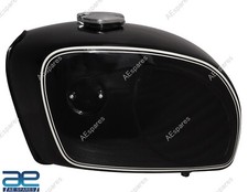 Steel fuel petrol tank black - fuel,