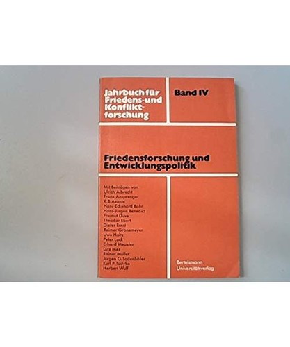 Jahrbuch für friedens und - jahrbuch,