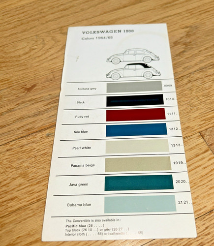 Brochure vintage 1964/65