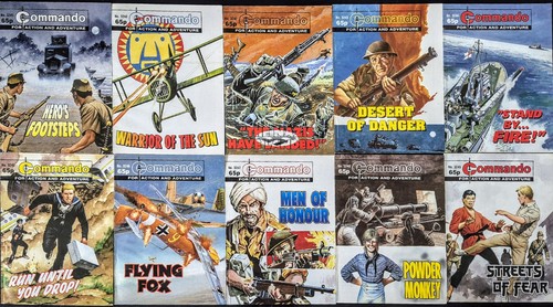 Commando war comic books - commando,