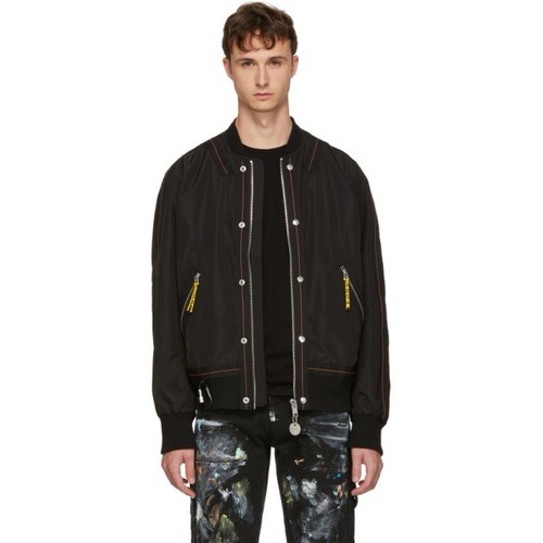 Giacca bomber diesel nero - giacca,