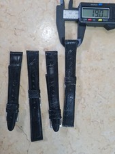 1 CINTURINO PELLE DI COCCODRILLO VERO DA 19 mm. Vintage Vera Pelle Per Orologio 