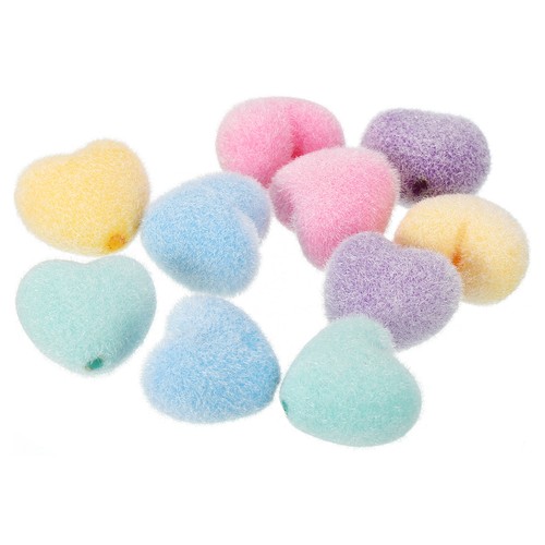 10pcs perline velluto - 10pcs, velluto,