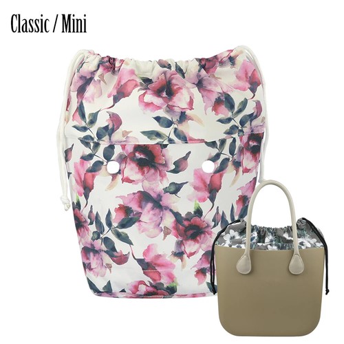 Bag fiore cordone interno - bag,