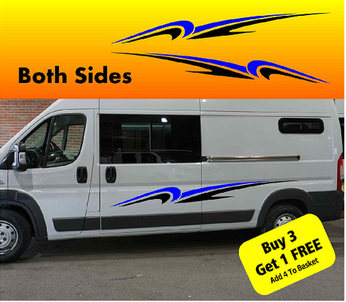 Strisce grafiche camper - strisce,