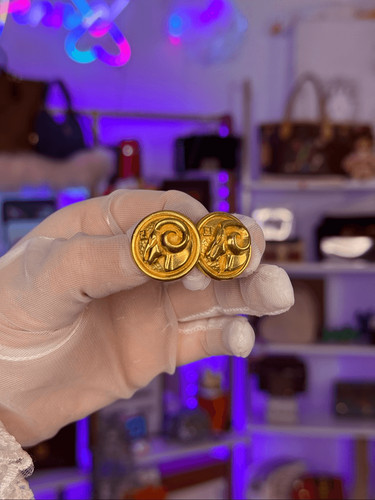 Orecchini clip placcati oro - on,