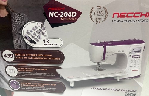 Necchi sewing machine 204d - sewing, nc-204d
