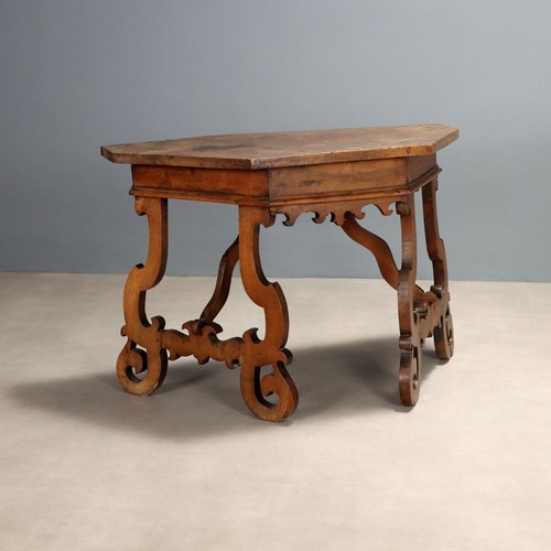 Consolle barocca antica noce - consolle,