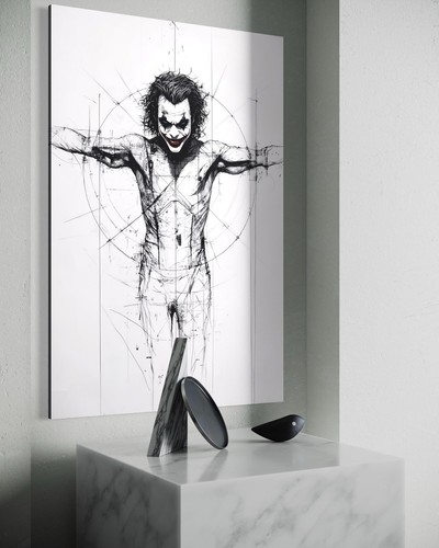 Quadro tela joker - joker, batman