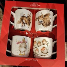 Set 4 tazze natalizie Wrendale