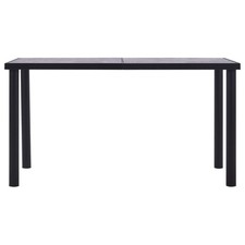 Tavolo da Pranzo Nero e Grigio