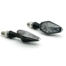 coppia frecce Barracuda mini viper led nere moto Kawasaki