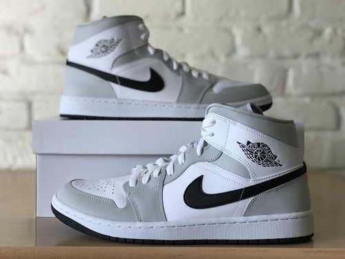 Jordan mid light grigio fumo - mid,