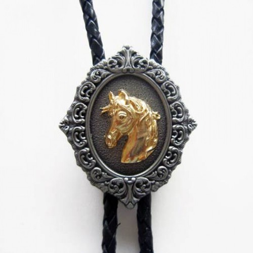 Cravatta con fibbia cavallo - cravatta,