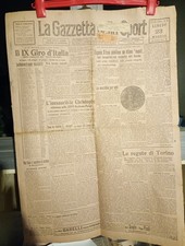 Circuito del Garda 1921,BUGATTI , SILVANI , TAZIO NUVOLARI , GAZZETTA 1921