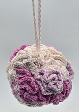Pouf doccia bagno uncinetto