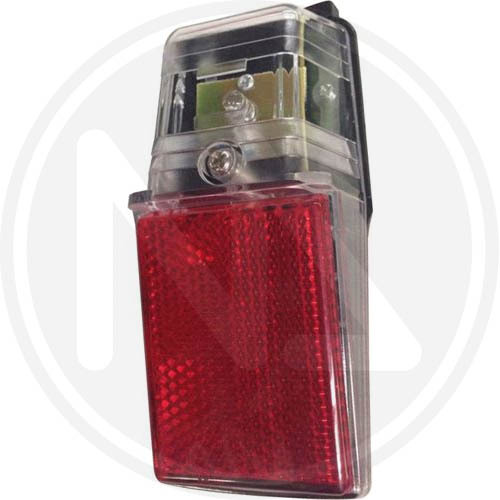 Fanale posteriore bianco rosso - posteriore, bianco/rosso